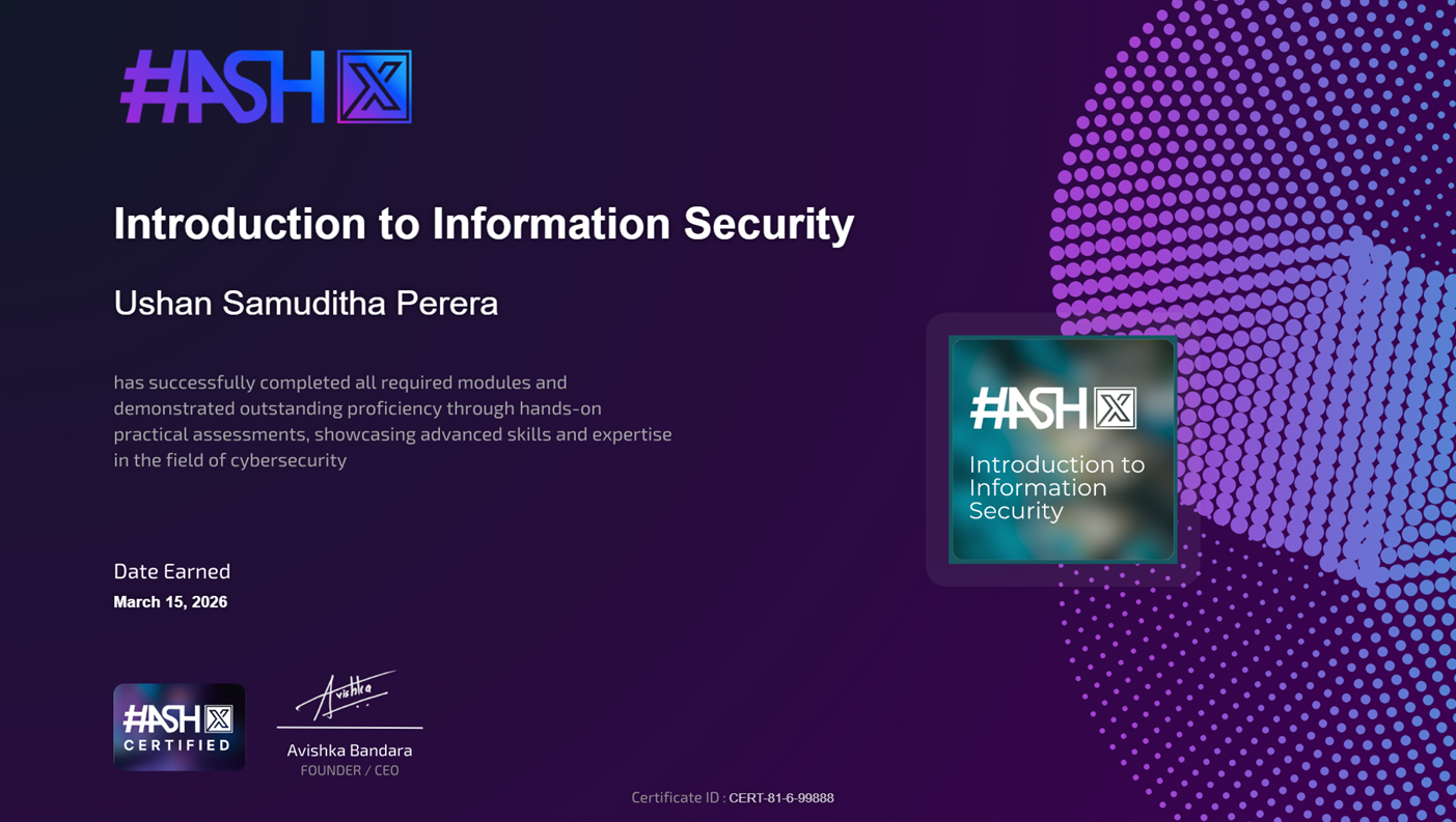 Introduction to Information Security